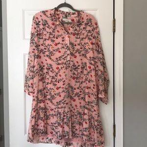 Flower pattern dress